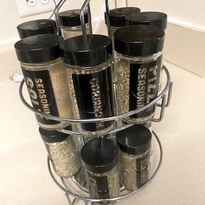 Spices and spices rack